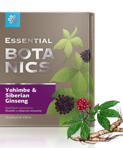 Йохимбе и сибирский женьшень – Essential Botanics Растительный комплекс с экстрактом йохимбе повышает сексуальный потенциал, оказывает мощное тонизирующее действие.