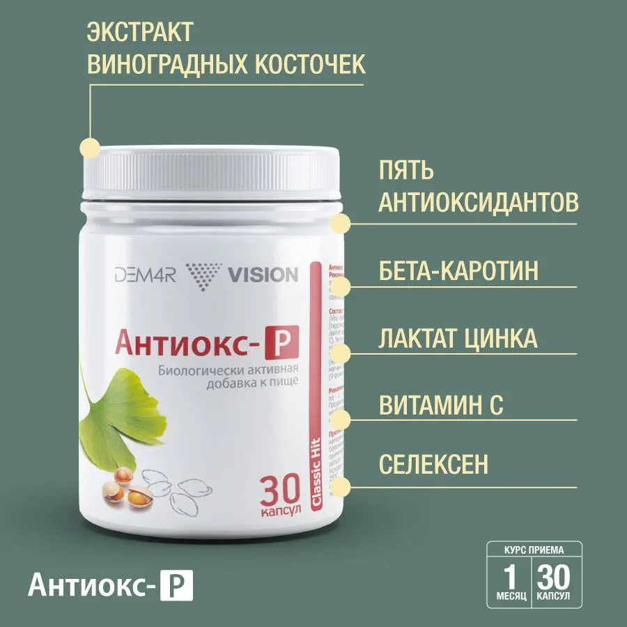 Антиокс-Р Vision DEM4R состав